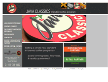 Tablet Screenshot of javaclassicscoffee.com